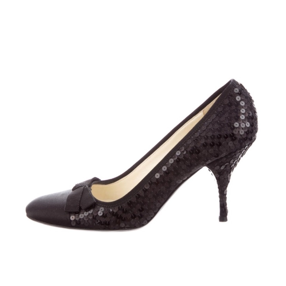 Prada Satin/Sequin Heels